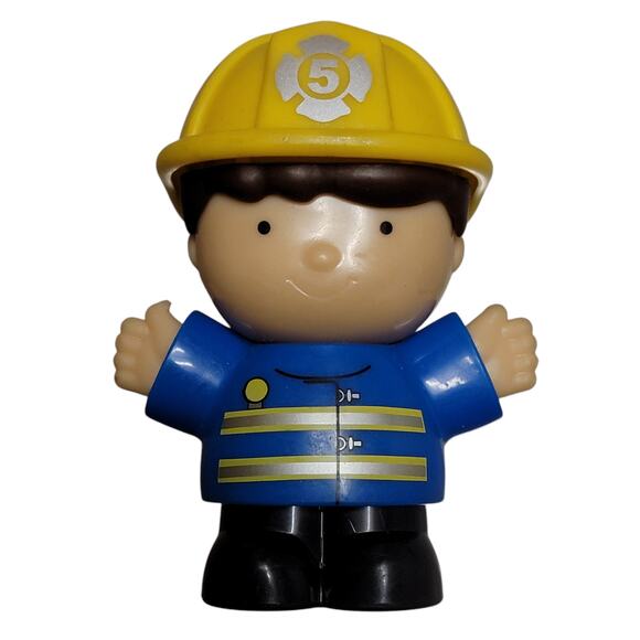 Playgo Mini Wheels Figures Lot of 3 Firefighter Construction Waste Management - Picture 6 of 7